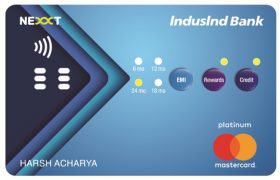 Hinduja Group backed IndusInd Bank has launched India’s first interactive credit card, Has Buttons For EMI, Rewards